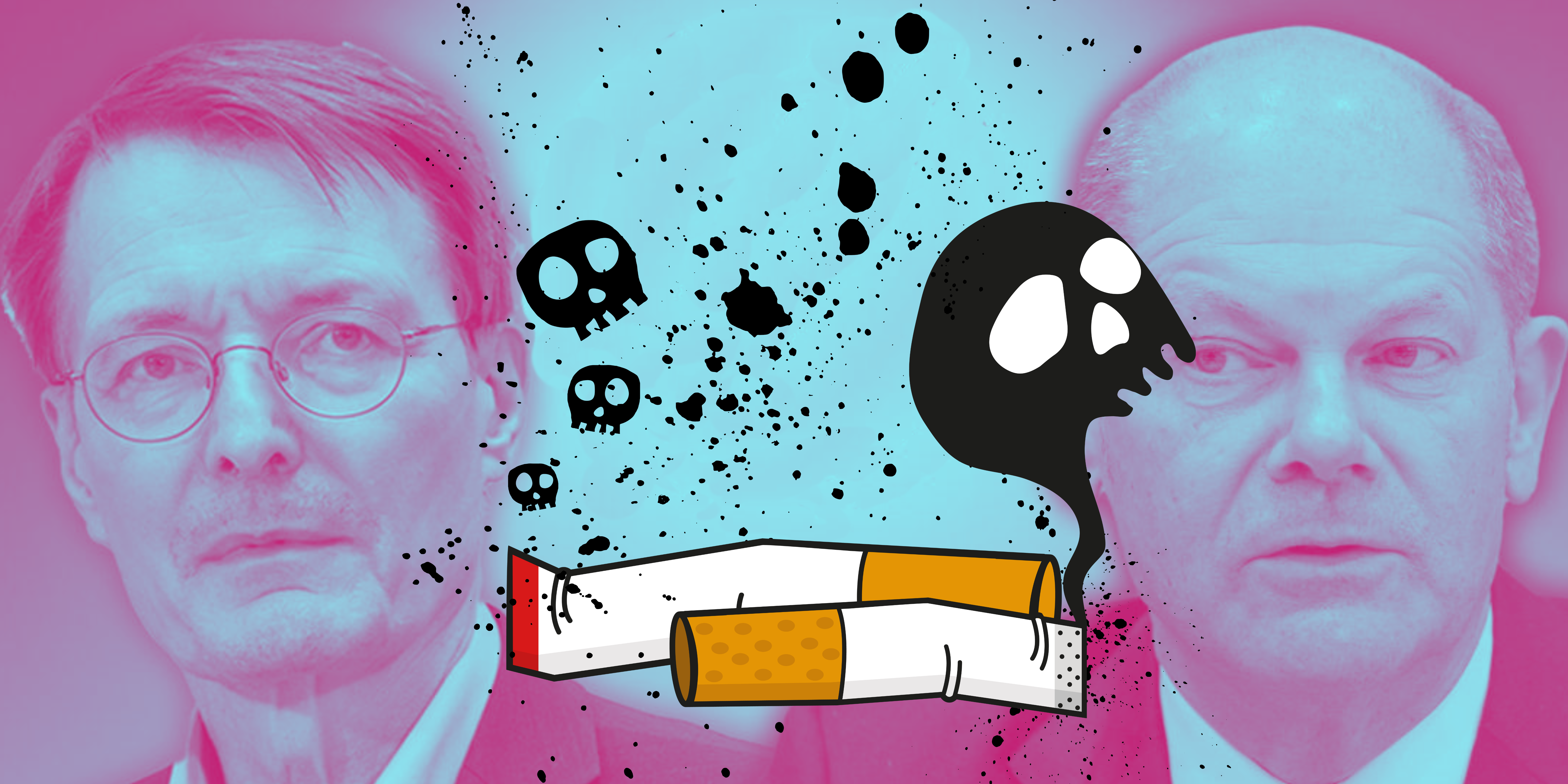 Kopie von Tabak Tötet (81 × 27 Zoll)